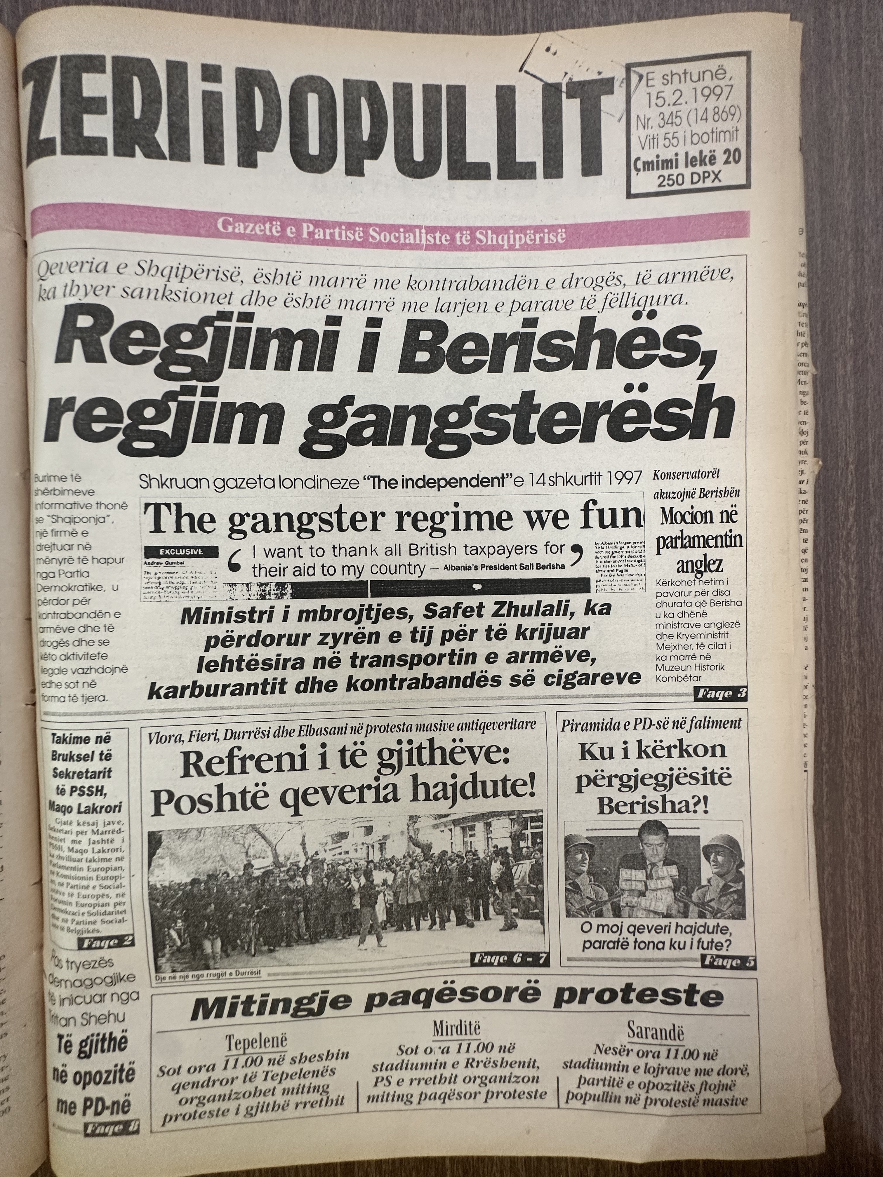 Zëri i Popullit 1997-02-15